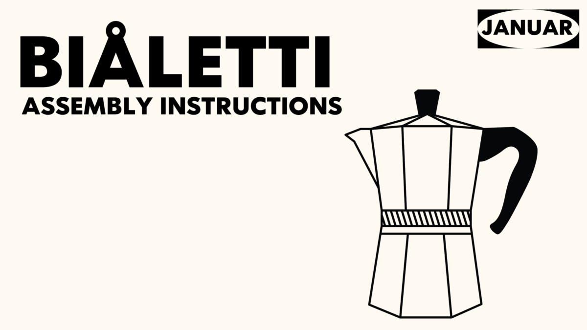 Bialetti Assembly Instructions