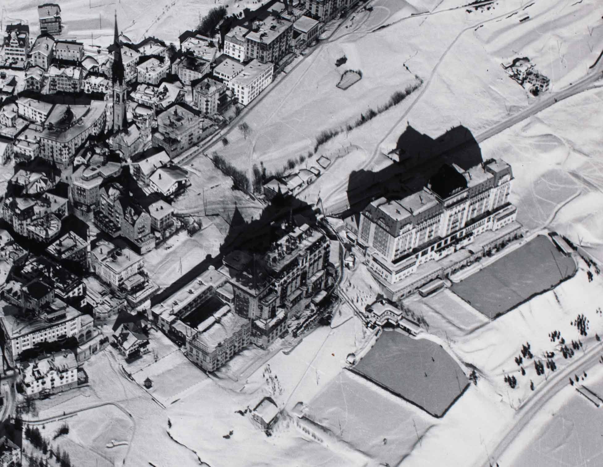 St. Moritz Dorf um 1915