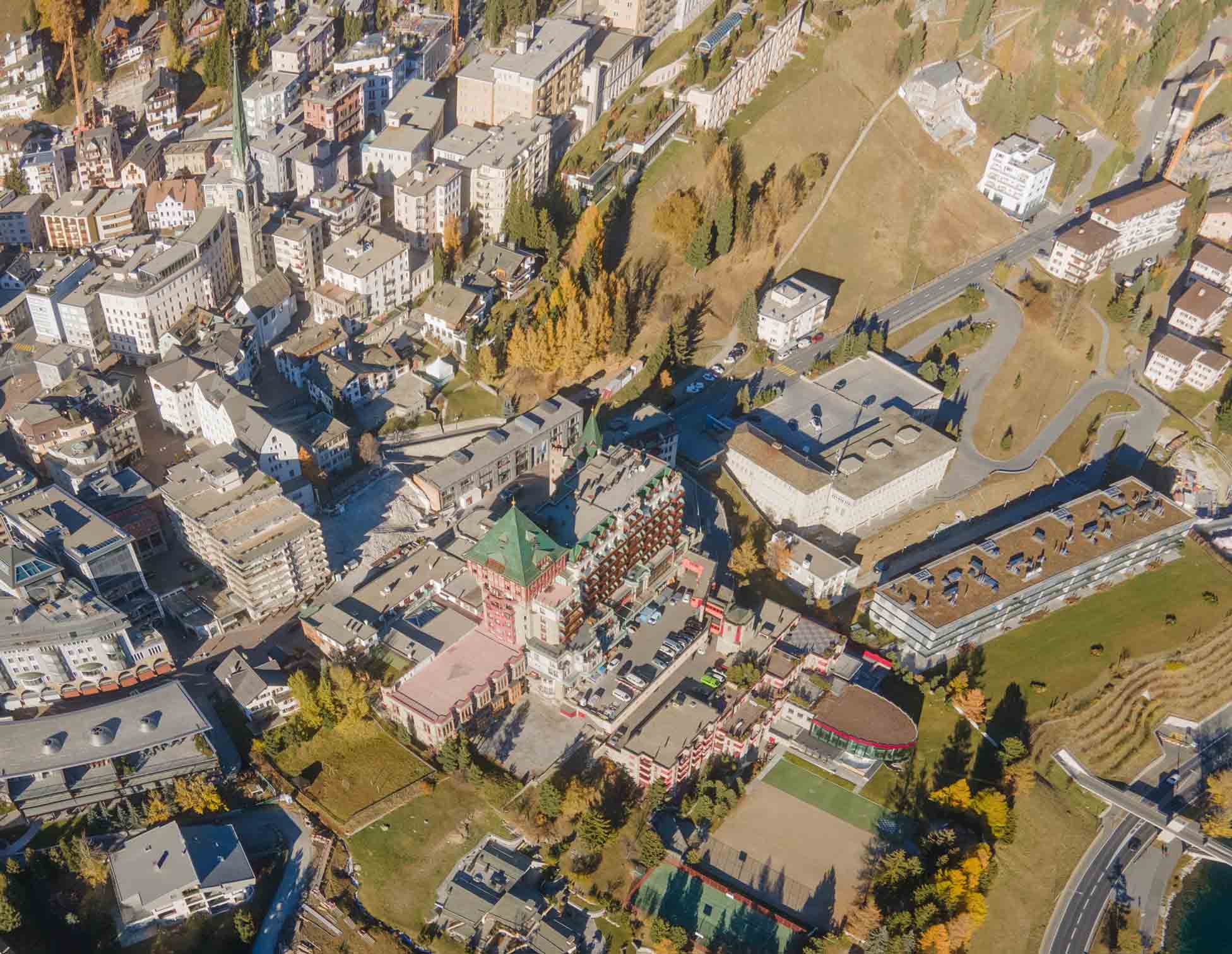 St. Moritz Dorf um 2021