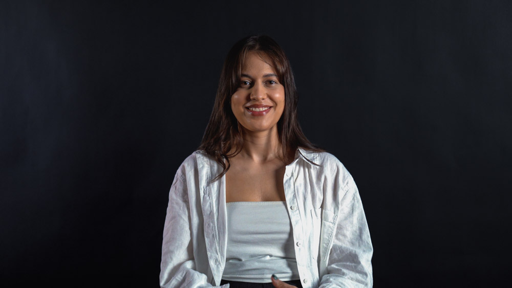 Portrait Lorena lachend